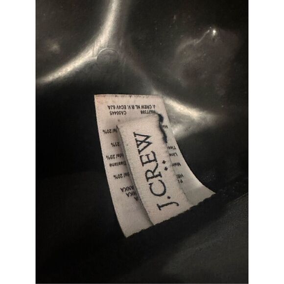 NICE J. CREW BLACK Lined Scalloped One Piece Swimsuit, SIZE Medium Good CONDITIO - Picture 11 of 12